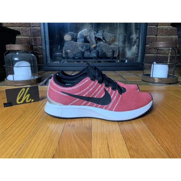 Size 8 W Nike Dualtone Racer “Pink Black” Athletic Running Shoes 917682-600 - Picture 4 of 8